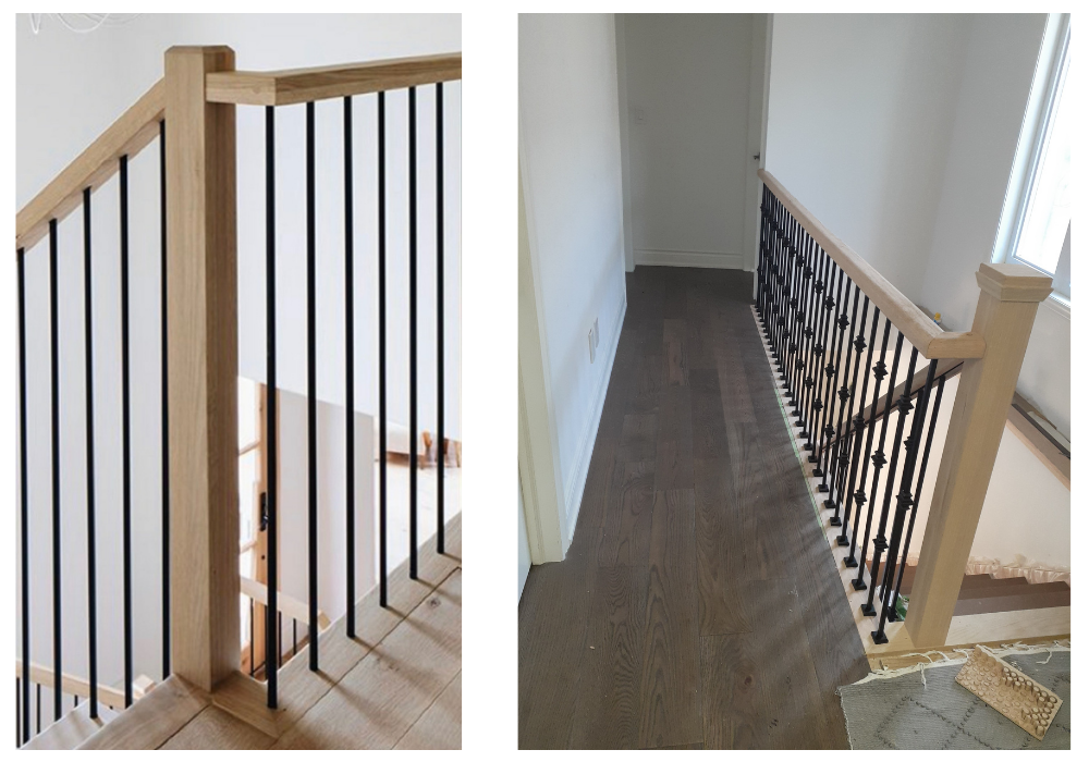 Stairs and railings